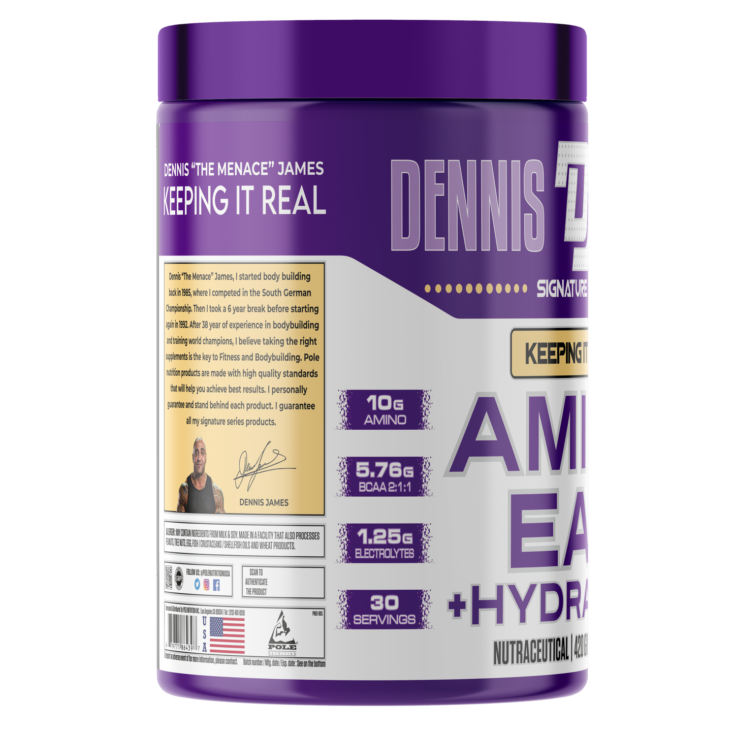 Dennis James Signature Series Amino EAA+ Hydration