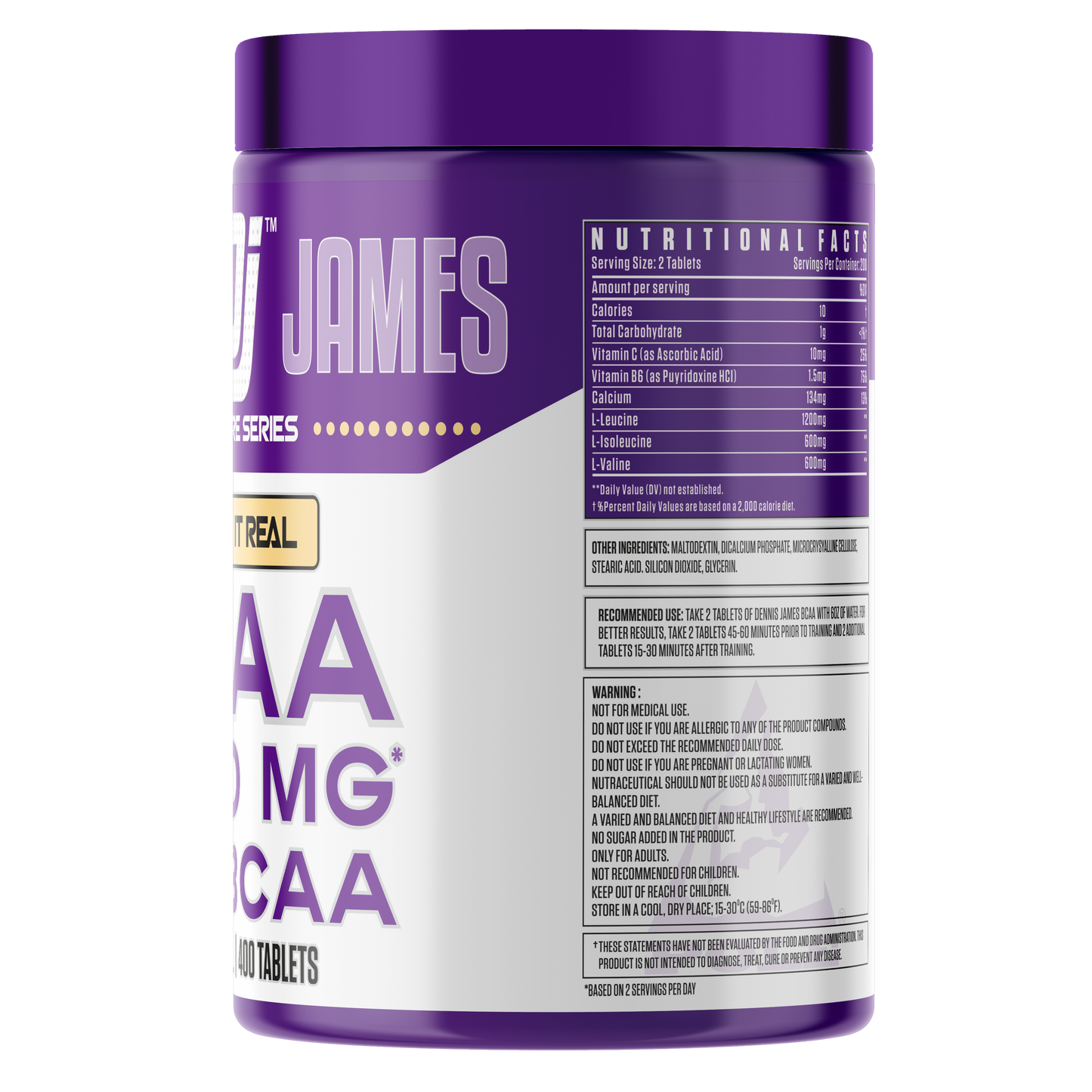 Dennis James Signature Series BCAA - 400 TAB