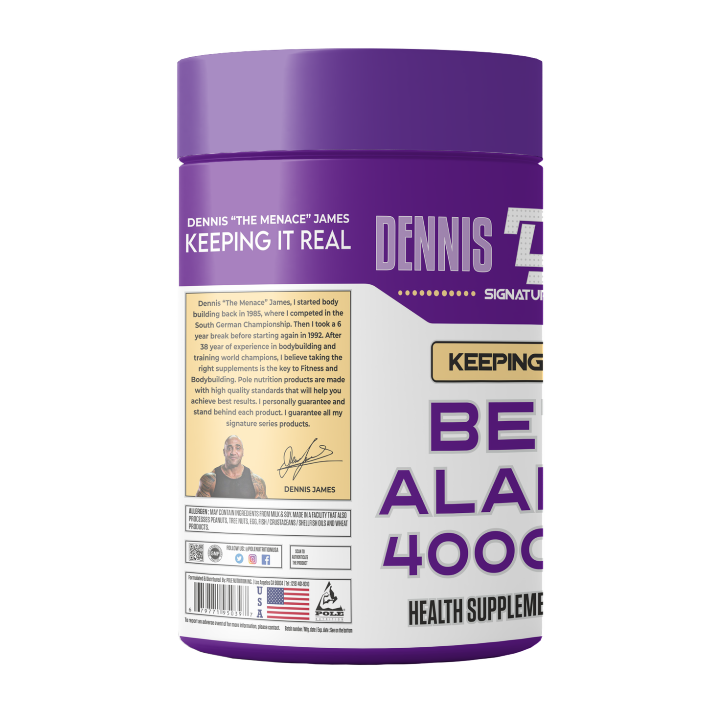 Dennis James Signature Series BETA ALANINE 4000MG
