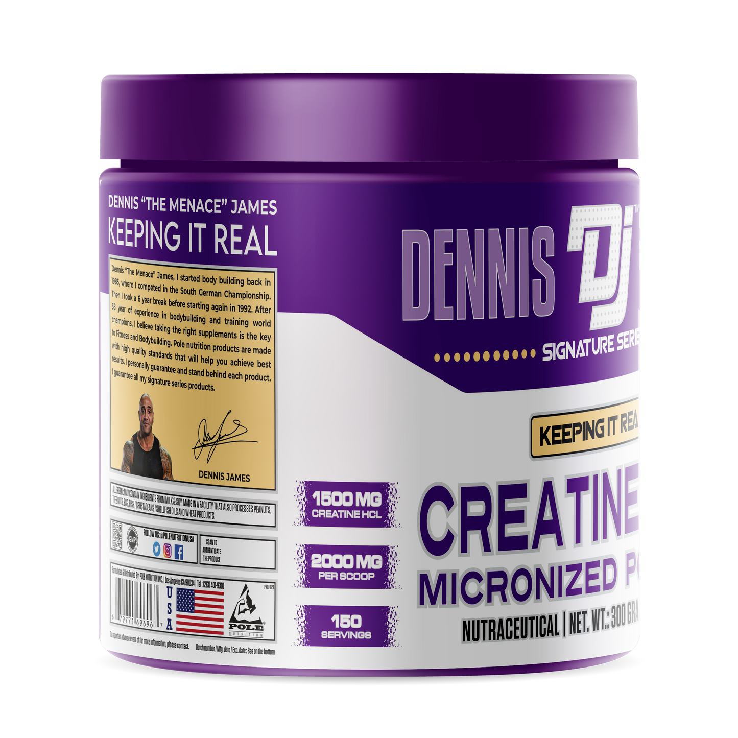 Dennis James Signature Series Creatine HCL