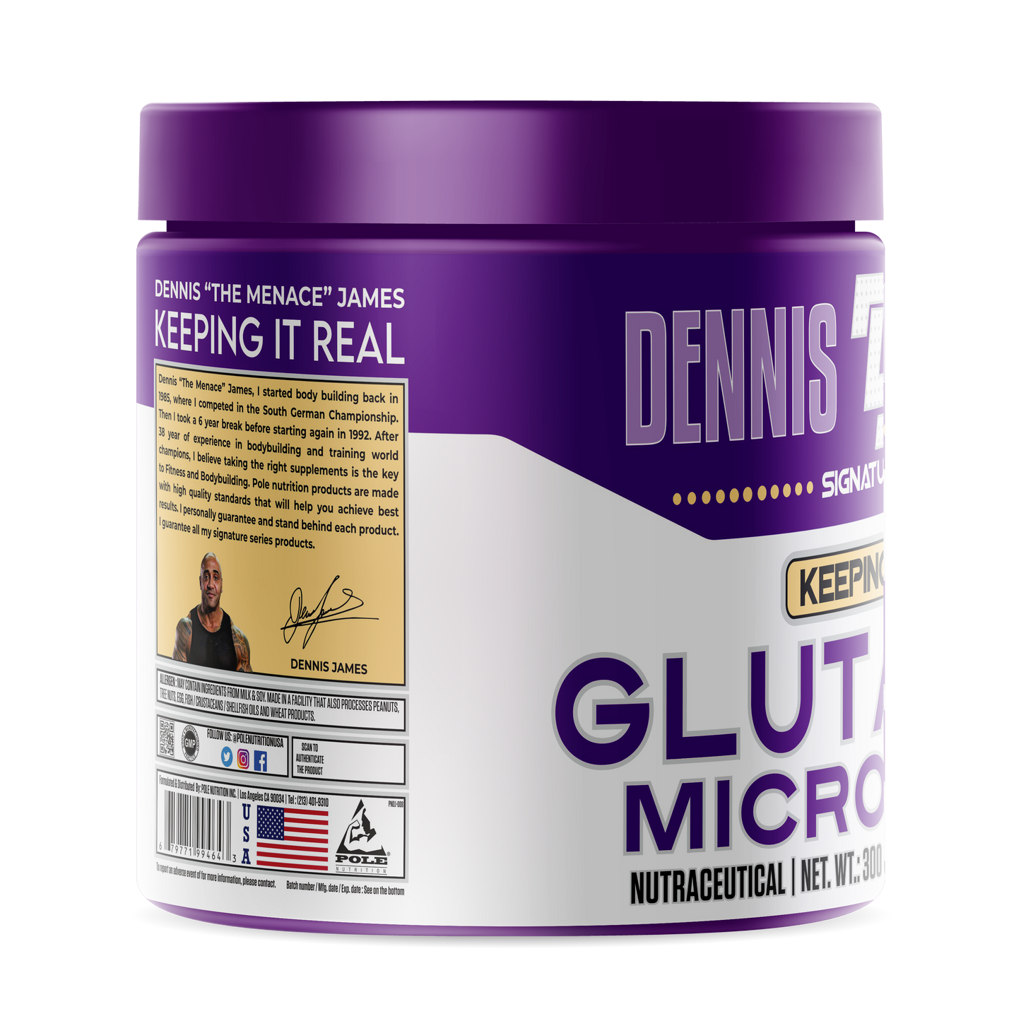 Dennis James Signature Series Glutamine Micronized