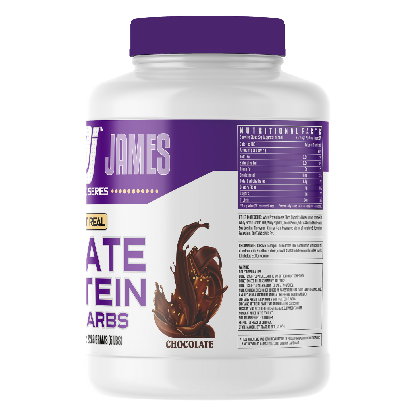 Dennis James Signature Series Isolate Protein