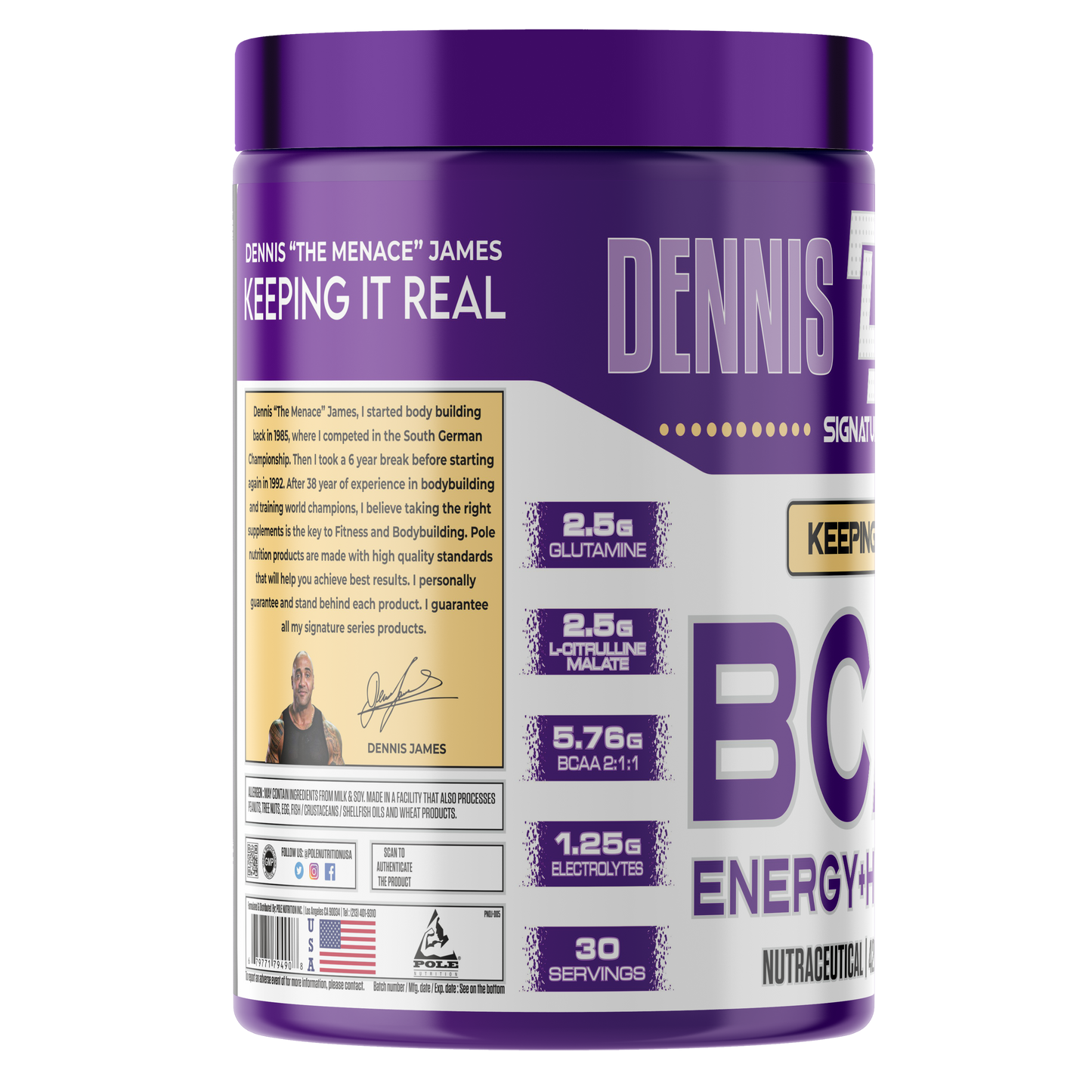 Dennis James Signature Series BCAA 30 Serving
