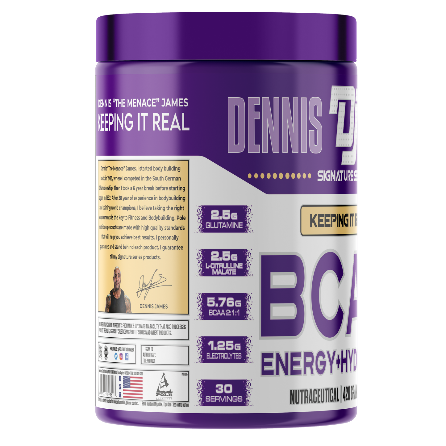 Dennis James Signature Series BCAA 30 Serving