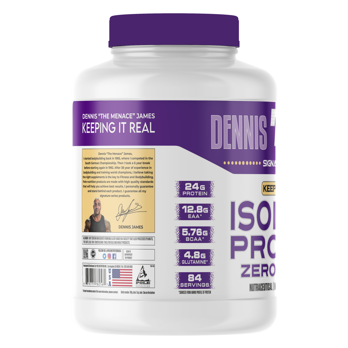 Dennis James Signature Series Isolate Protein
