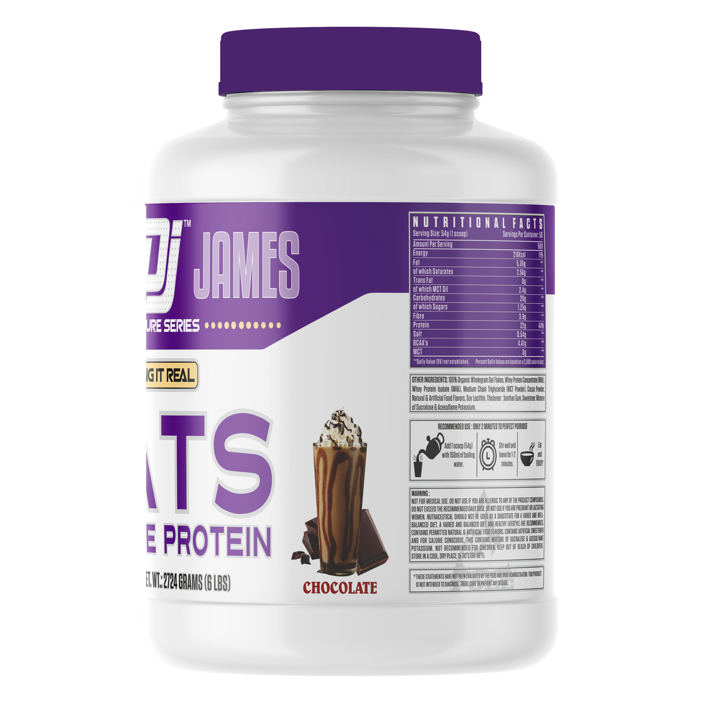 Dennis James Signature Series Oats Advance Protein