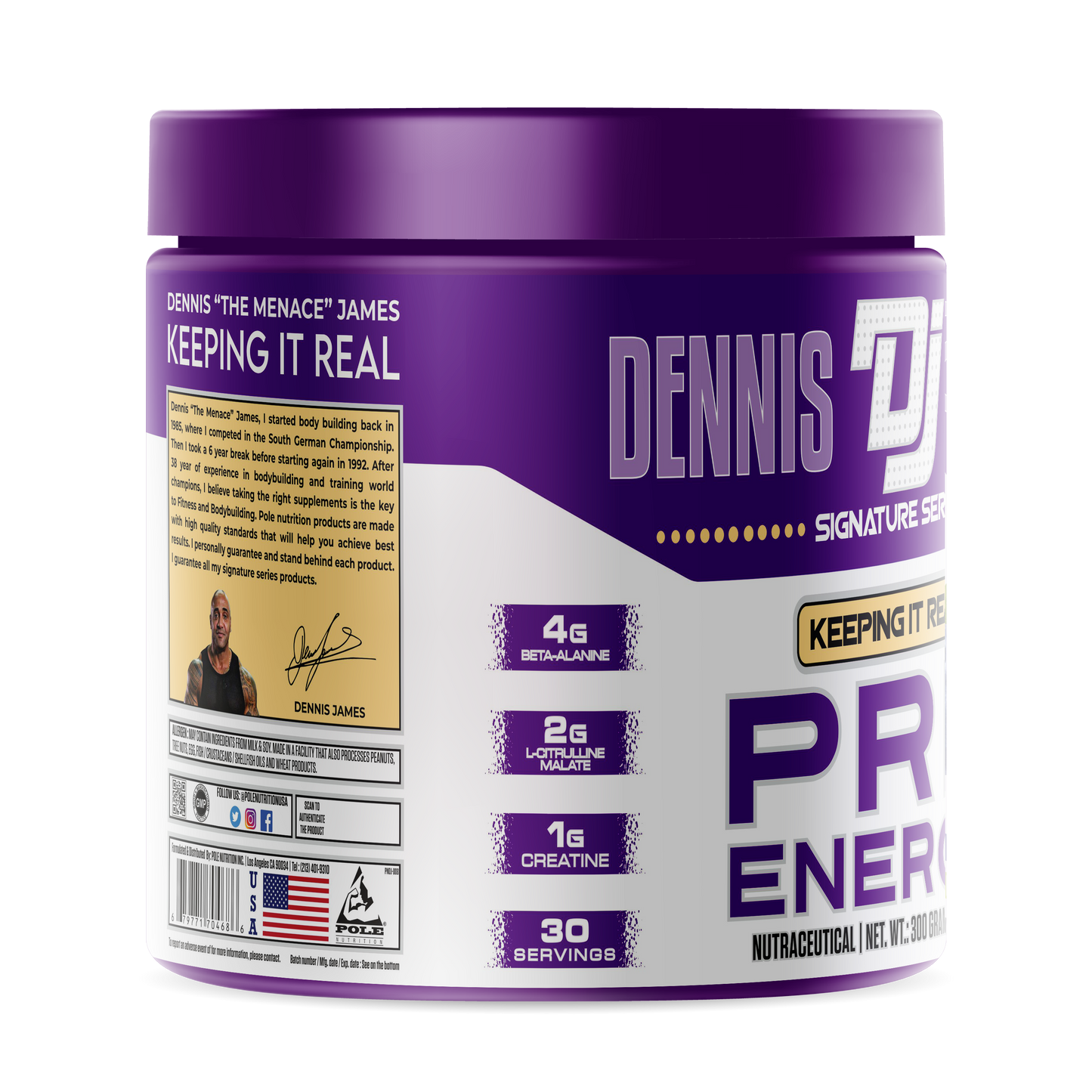 Dennis James Signature Series Pre Energy (Pre Workout)