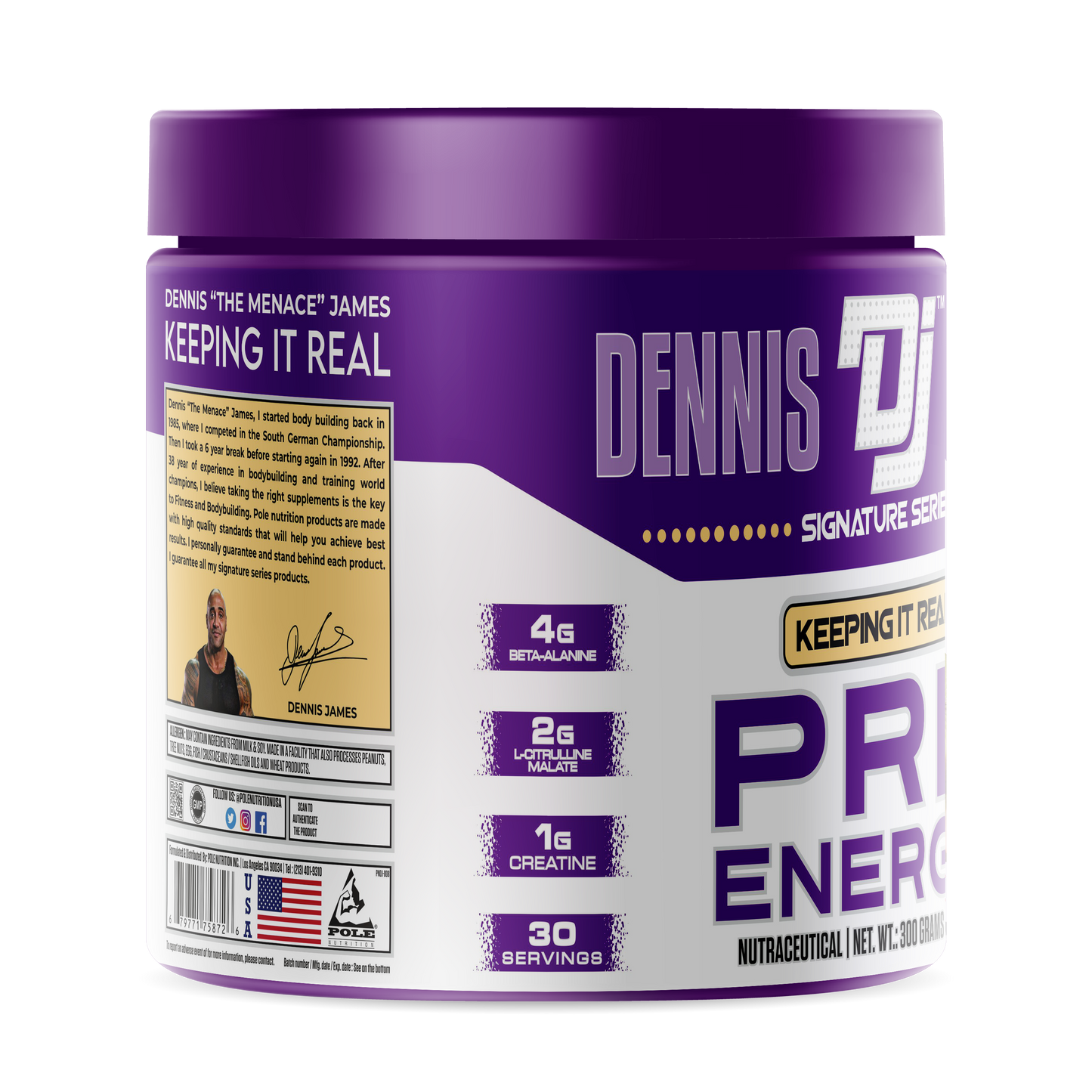 Dennis James Signature Series Pre Energy (Pre Workout)