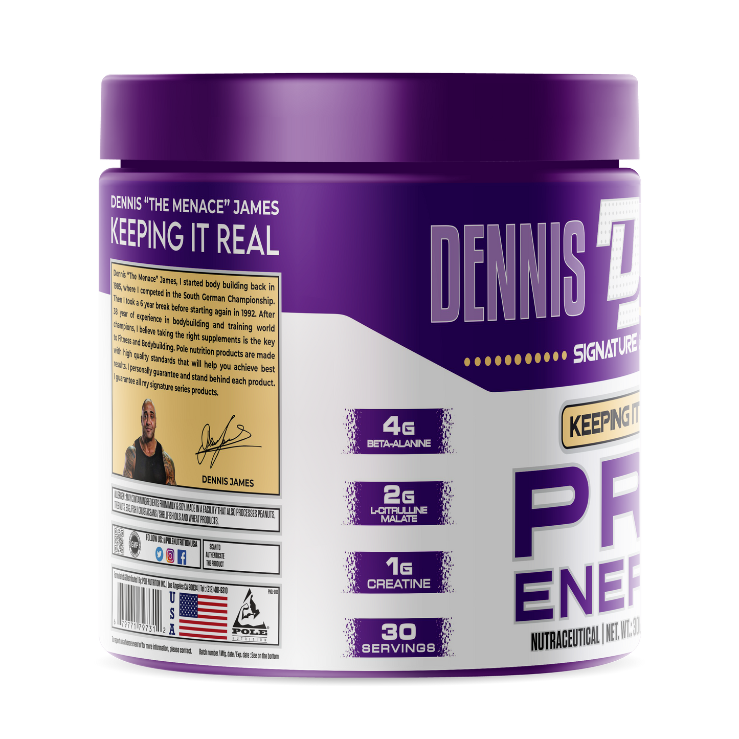 Dennis James Signature Series Pre Energy (Pre Workout)
