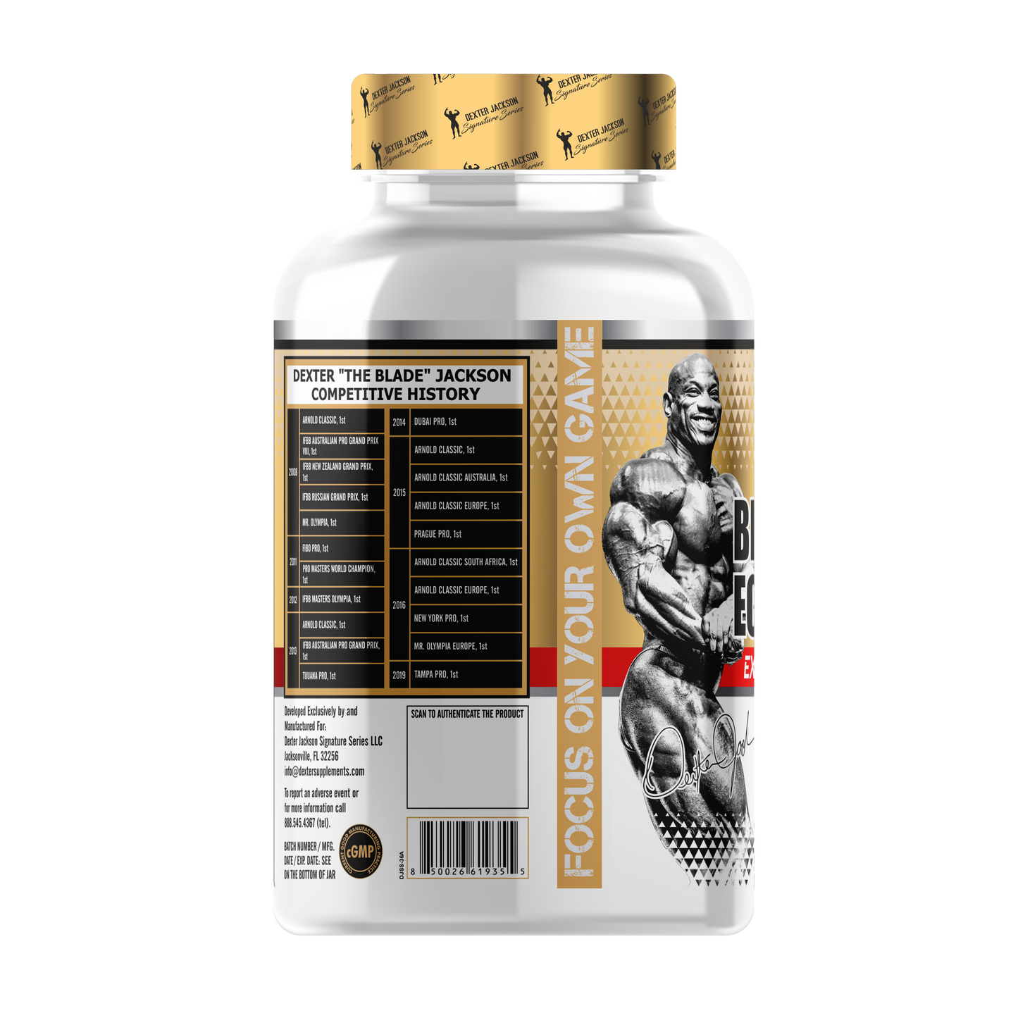Dexter Jackson Gold Series Beta Ecdhysterone - 50 Serving