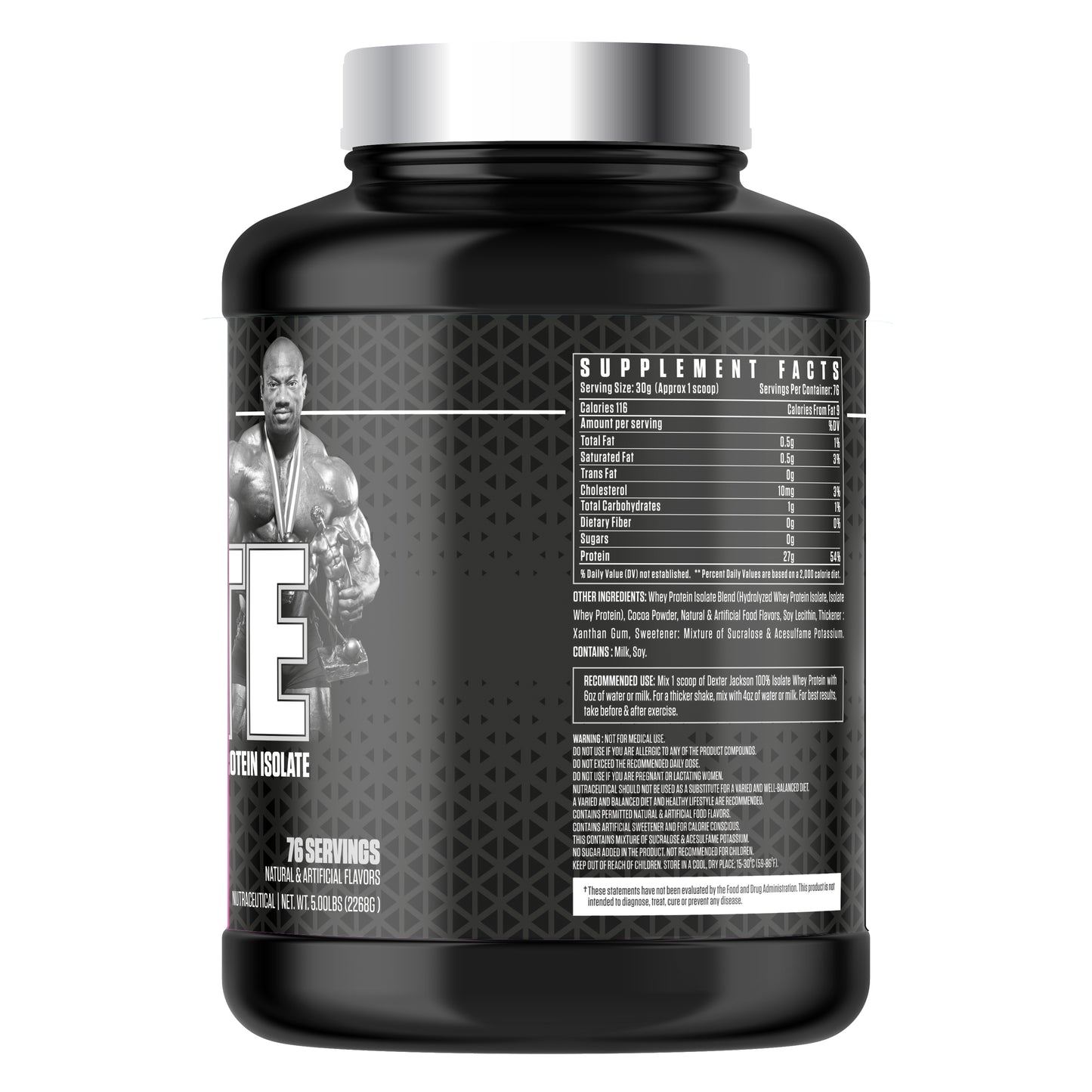 Dexter Jackson Black Series Isolate Protein - 5 lbs