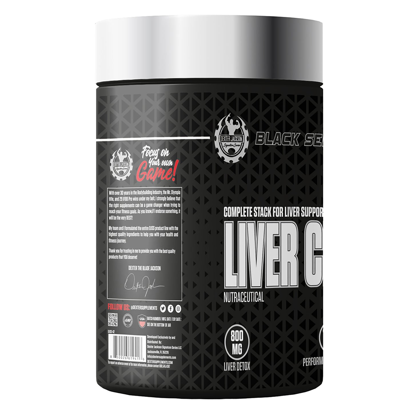 Dexter Jackson Black Series Liver Cleanser 60 Veg Capsules