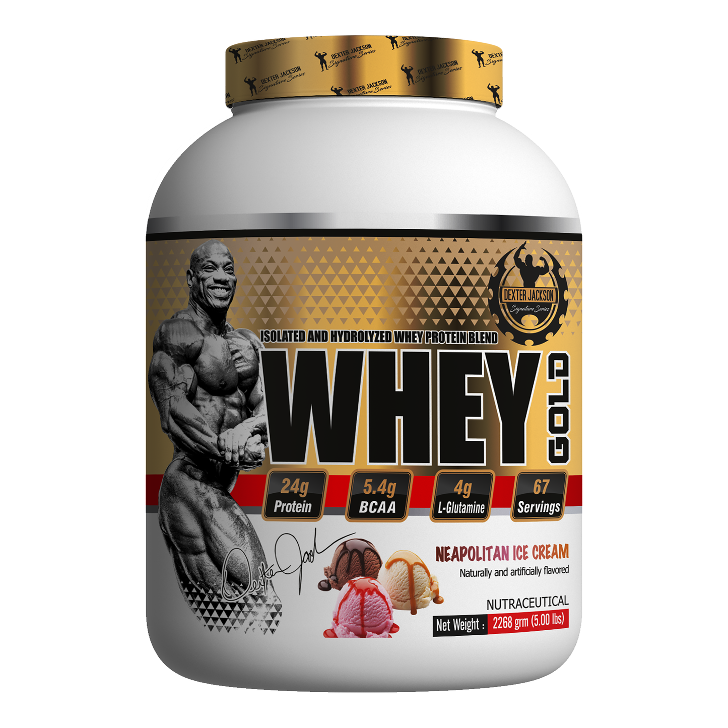Dexter Jackson Signature Series Whey Gold 5 LBS