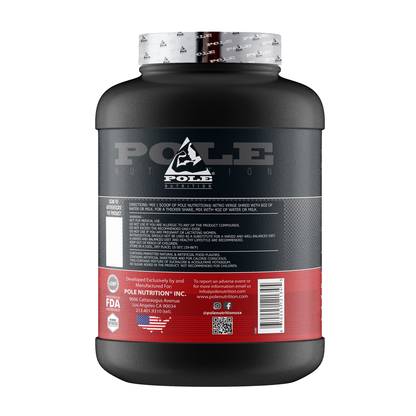 Pole Nutrition Nitro Verge Shred - 5Lbs