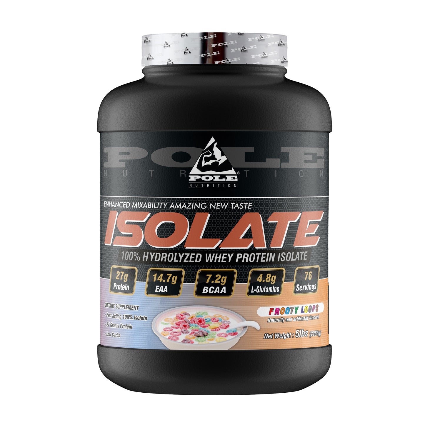Pole Nutrition 100% Hydrolyzed Isolate Whey Protein (5 Lbs)