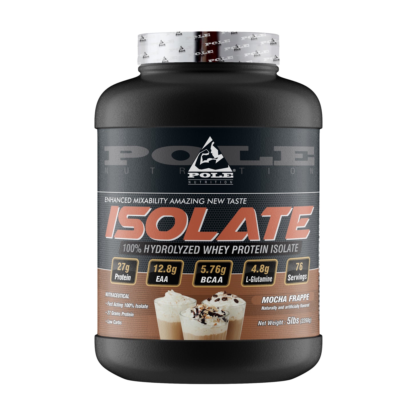 Pole Nutrition 100% Hydrolyzed Isolate Whey Protein (5 Lbs)