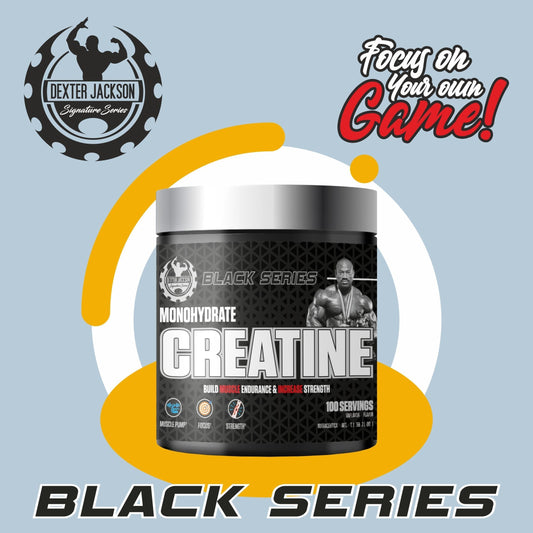 Dexter Jackson Black Series Creatine Monohydrate Powder - 300g: The Ultimate Muscle Boost