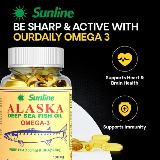 Boost Your Health with Sunline Alaska Fish Oil 100 Softgels