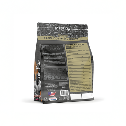 NEW LAUNCH - Pole Nutrition Whey Protein | Lean Muscle Shake | High Protein, Zero Sugar | 1 Lbs (454g) USE CODE: FREEDOM100 for ₹100/- more OFF