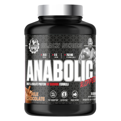 Dexter Jackson BLACK SERIES ANABOLIC RIPPED WHEY 5 LBS MILK CHOCOLATE Whey Protein  (2268 g)