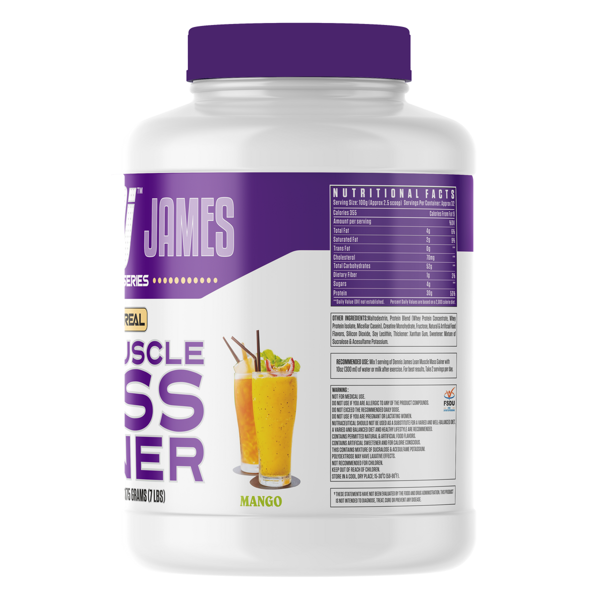 Dennis James Lean Mass 7 LBS