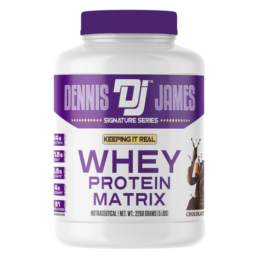 Dennis James Signature Series Whey Protein Powder Matrix 81 servings