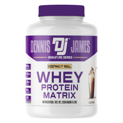 Dennis James Signature Series Whey Protein Powder Matrix 81 servings