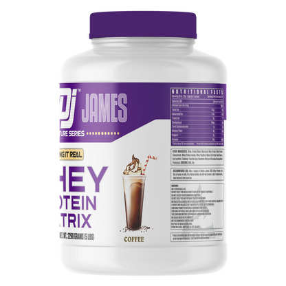Dennis James Signature Series Whey Protein Powder Matrix 81 servings