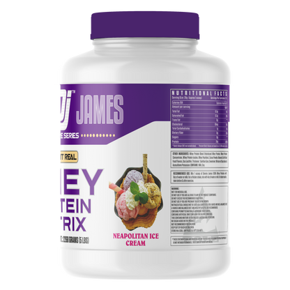 Dennis James Signature Series Whey Protein Powder Matrix 81 servings