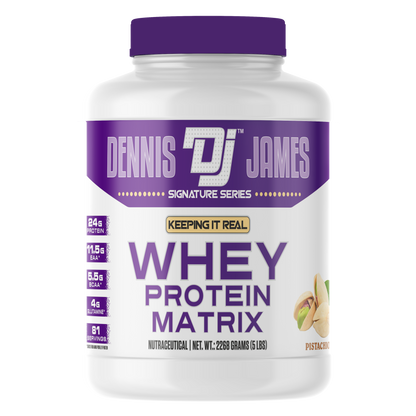 Dennis James Signature Series Whey Protein Powder Matrix 81 servings