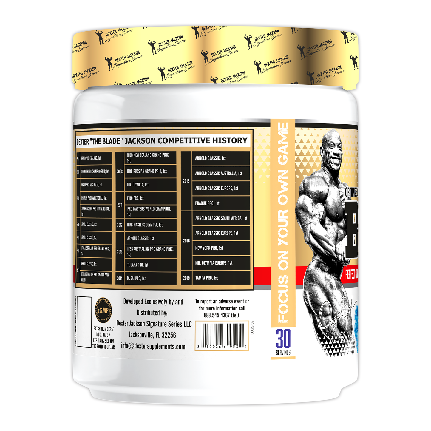 Dexter Jackson Gold Series BCAA 6000 - 30 Serving