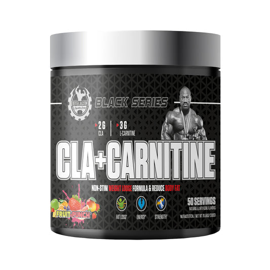 Dexter Jackson Signature Series Black Series Cla + Carnitine | 50 Servings, 300G - Advanced Fat Metabolism Support For Peak Performance