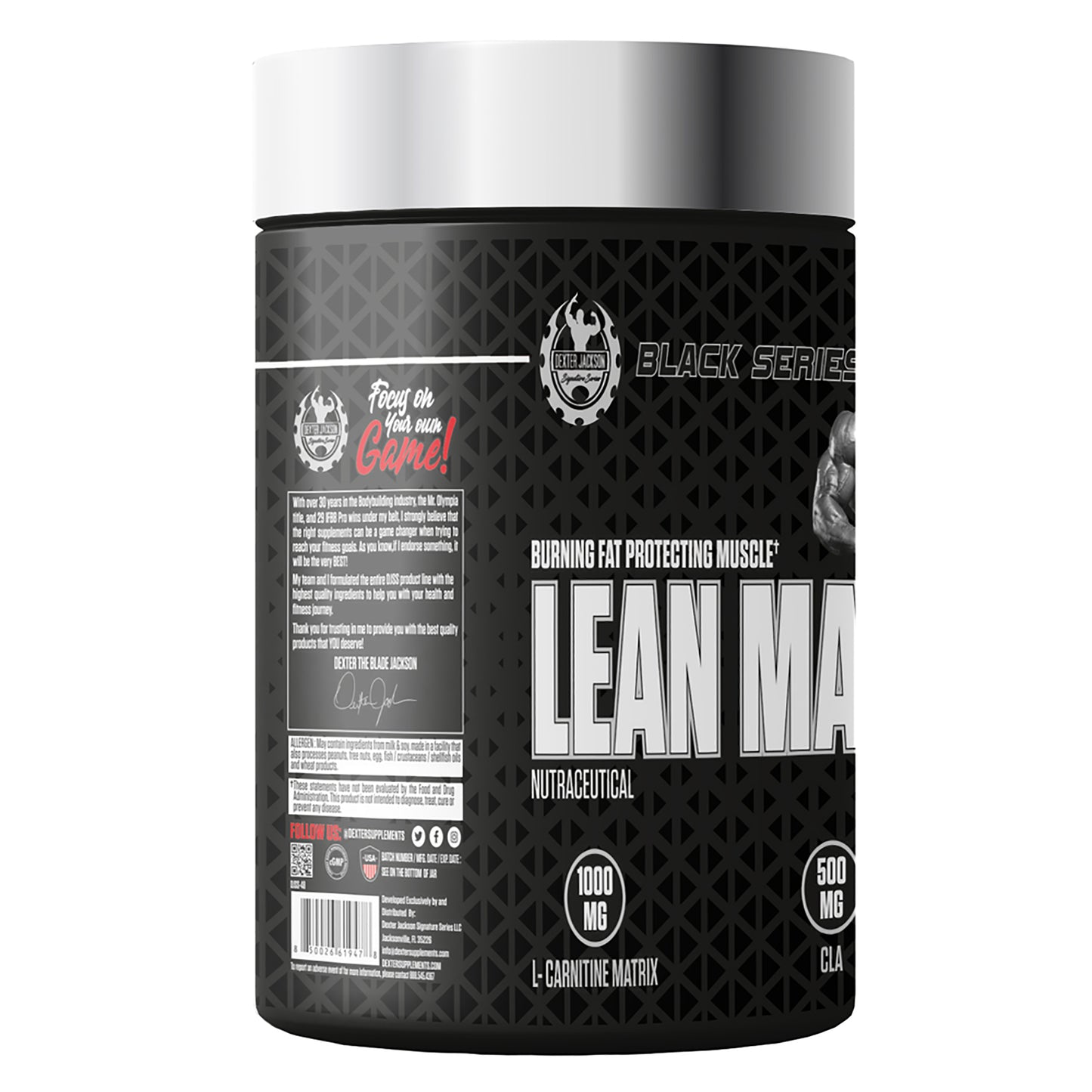 Dexter Jackson Black Series Lean Machine Premium | 60 Tablets