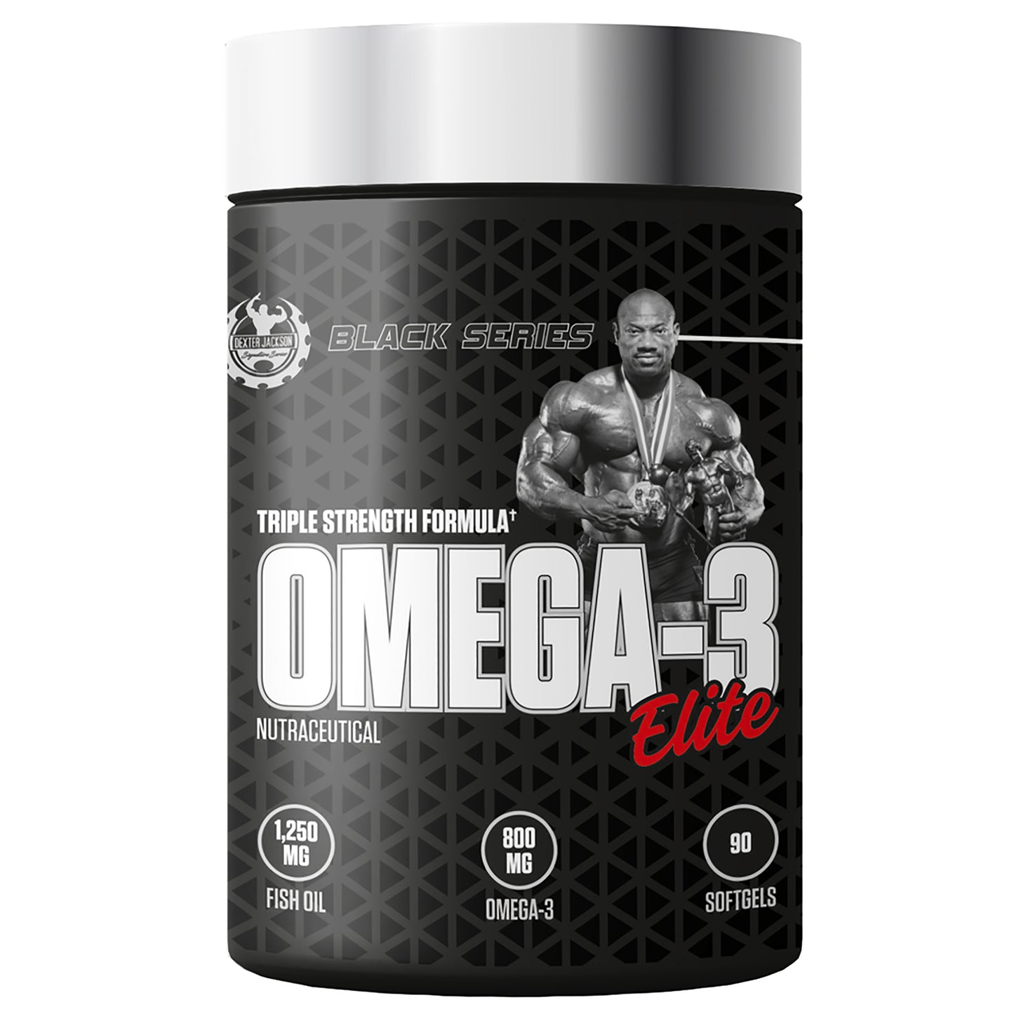 Dexter Jackson Signature Series Black Series Omega-3 Elite | Fish Oil - 1250Mg, Omega-3-800Mg | 90 Softgels - Joint Support Supplement