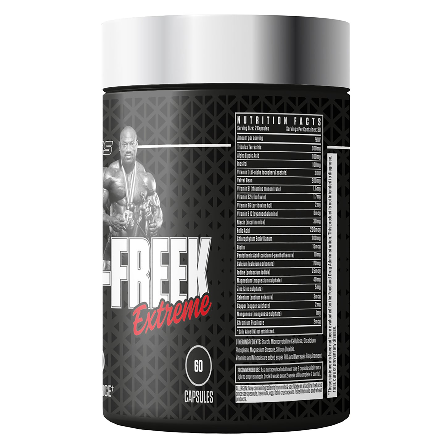 Dexter Jackson Black Series Testro Freek Support Testosterone booster 60cap