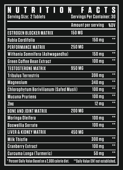 Dexter Jackson Black Series Post Cycle Performance | Advance Detox Formula| 60 Tablet