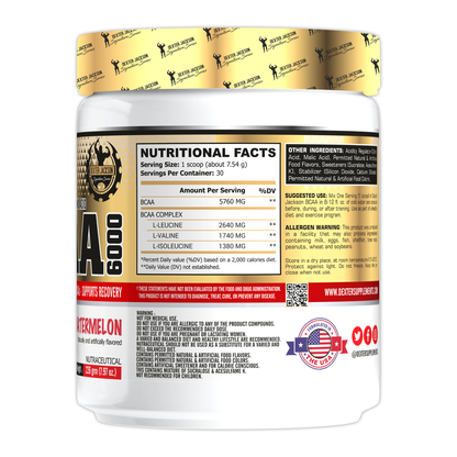 Dexter Jackson Gold Series BCAA 6000 - 30 Serving