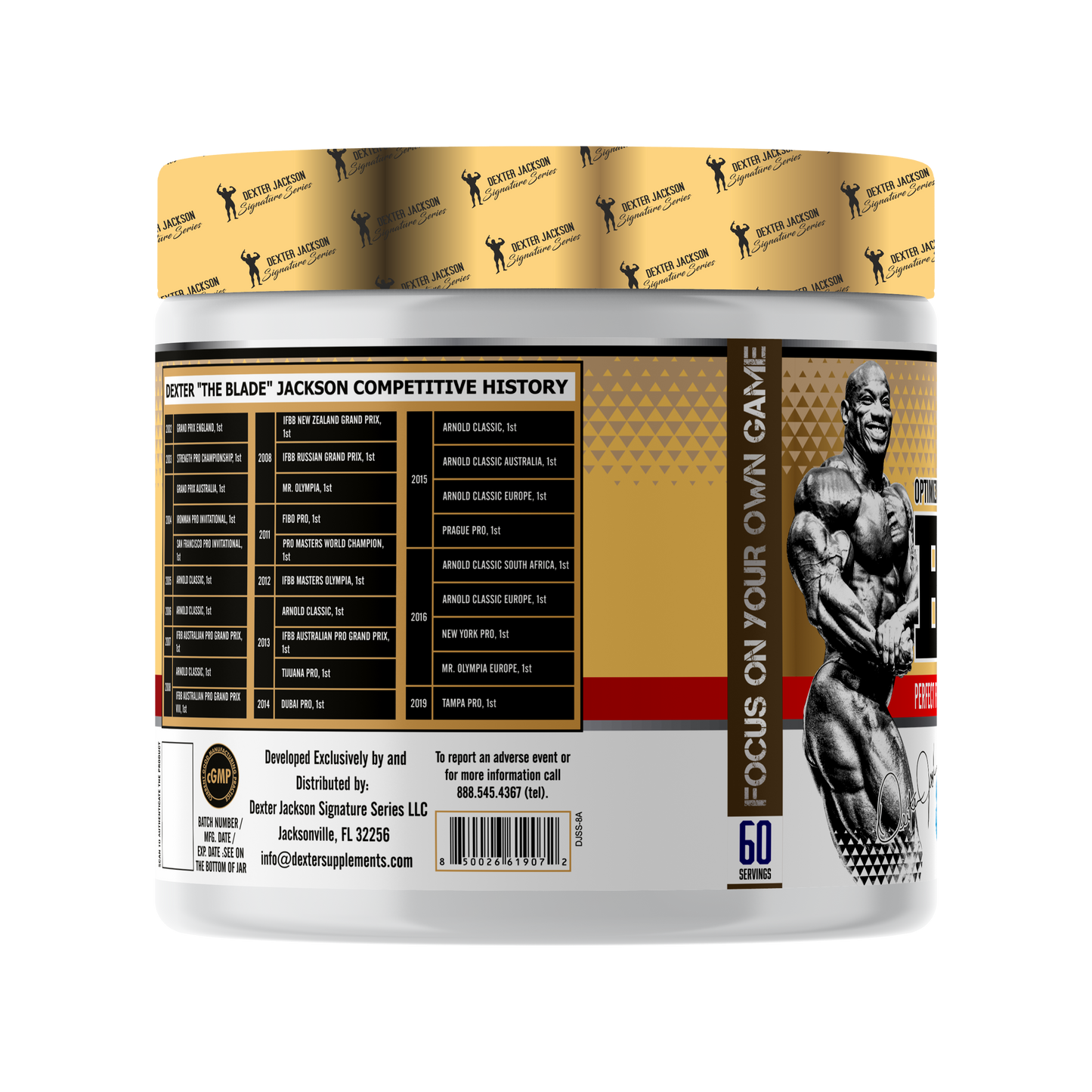 Dexter Jackson Gold Series BCAA 6000 - 60 Serving