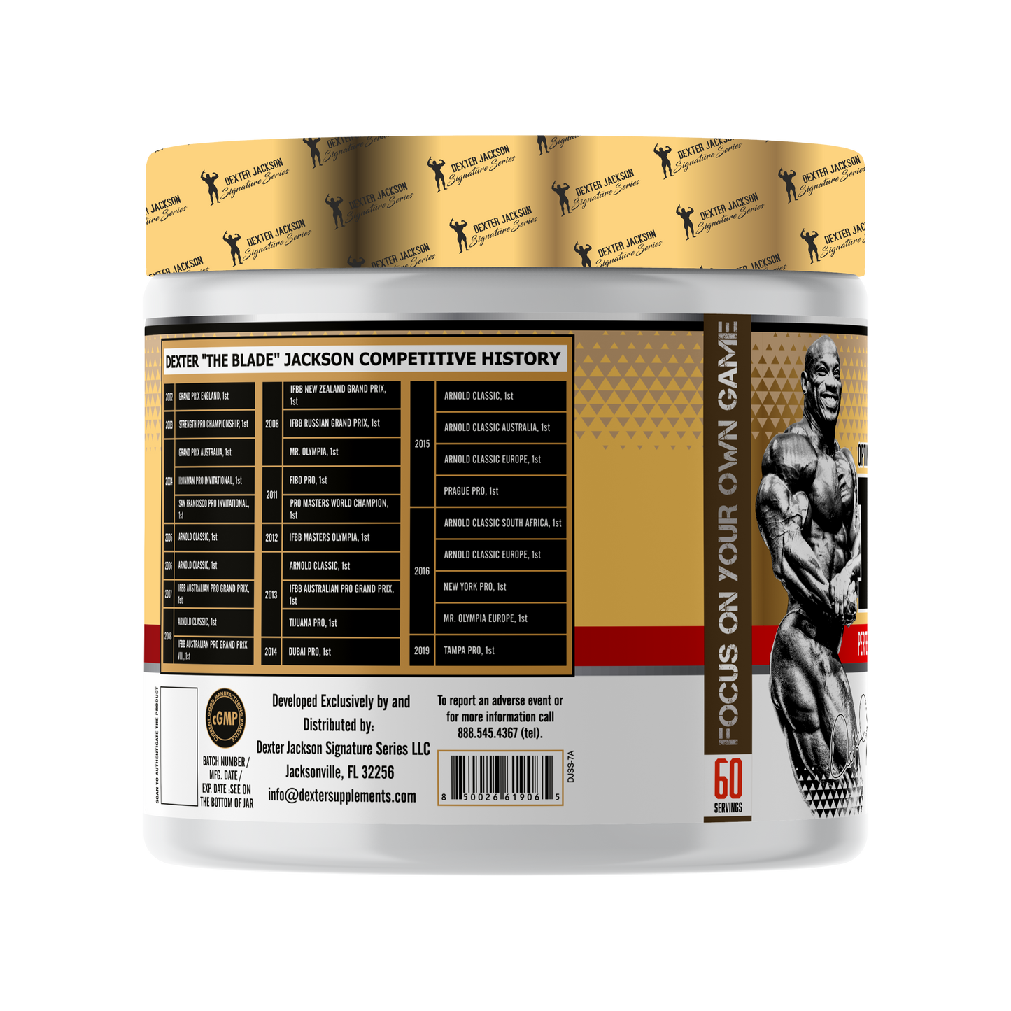 Dexter Jackson Gold Series BCAA 6000 - 60 Serving