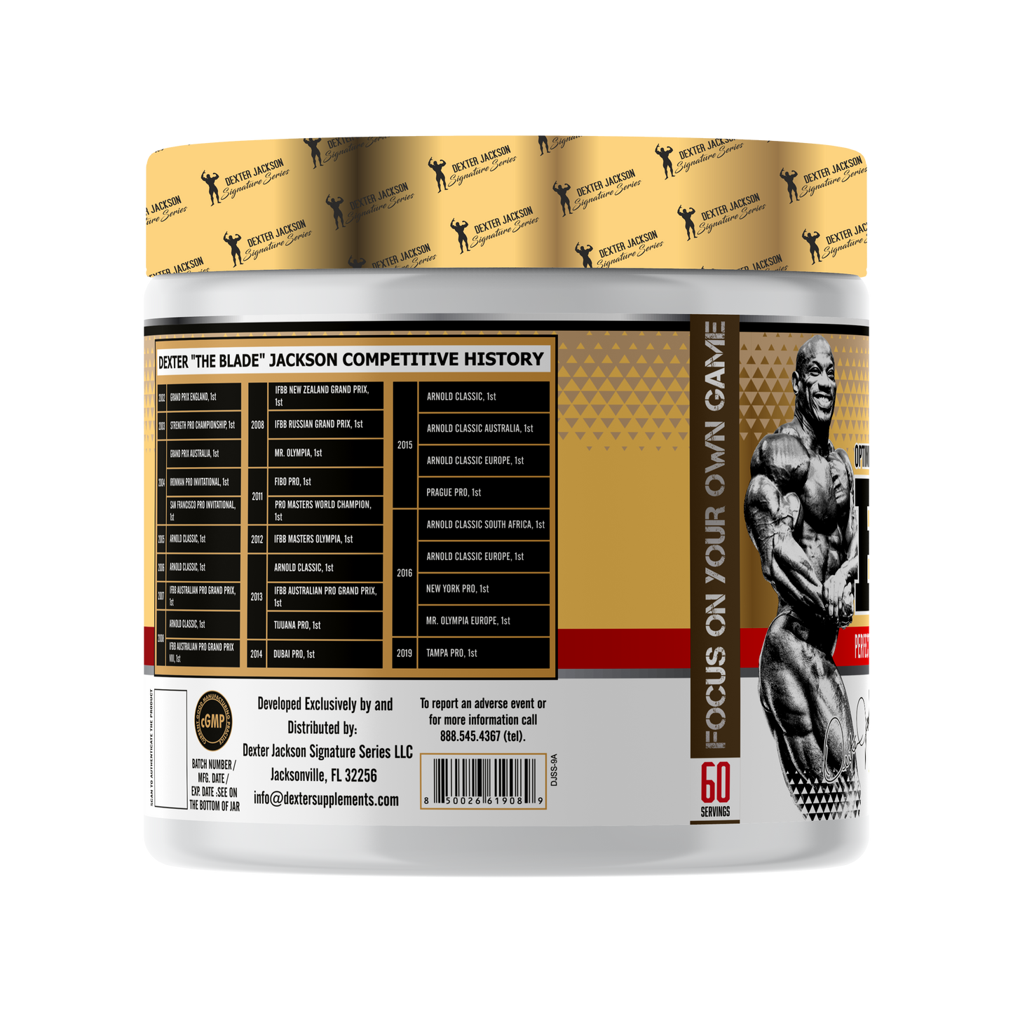 Dexter Jackson Gold Series BCAA 6000 - 60 Serving