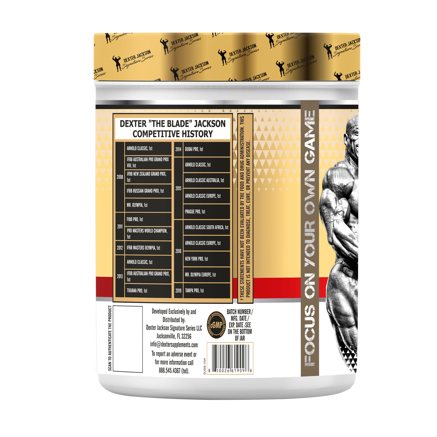 Dexter Jackson Gold Series Legend Pump Pre-Workout - 30 Serving