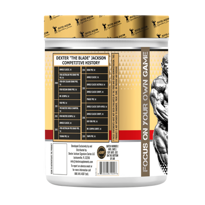 Dexter Jackson Gold Series Legend Pump Pre-Workout - 30 Serving