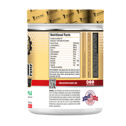 Dexter Jackson Gold Series Legend Pump Pre-Workout - 30 Serving