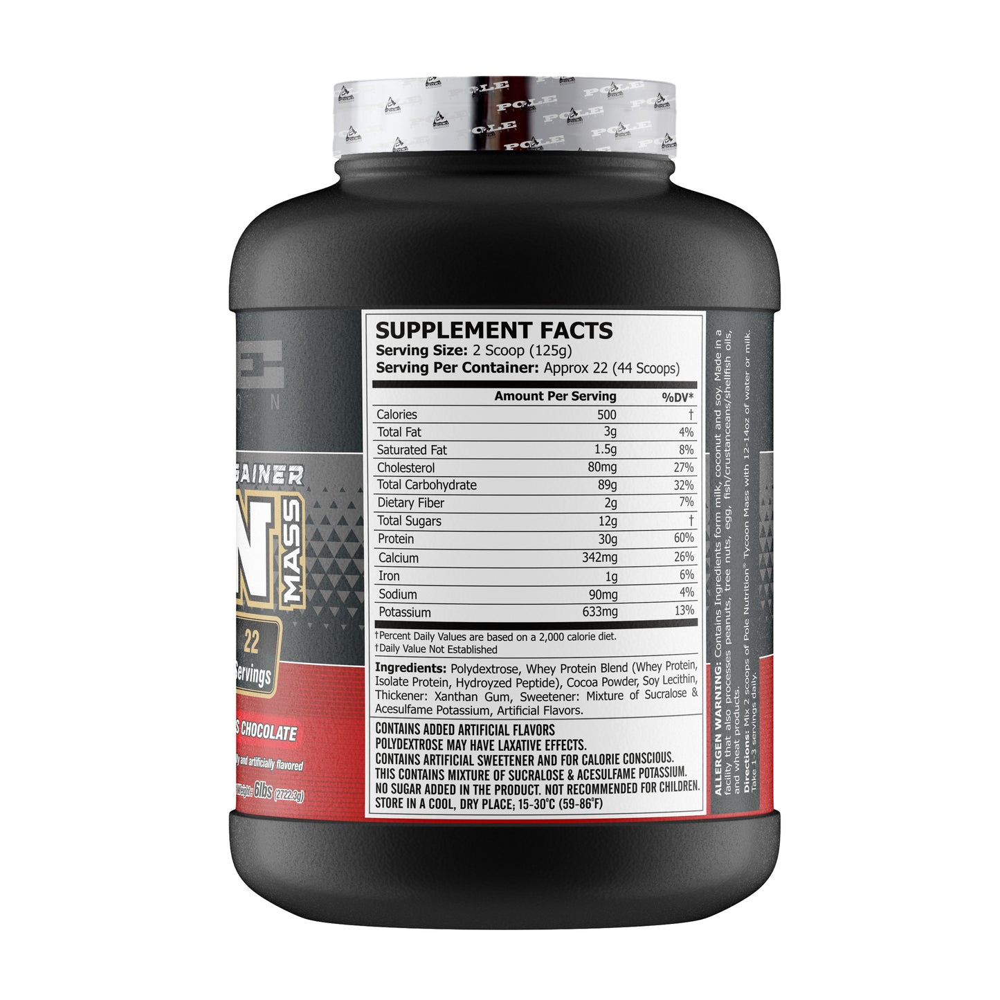 Pole Nutrition TYCOON Mass Gainer - 6Lbs