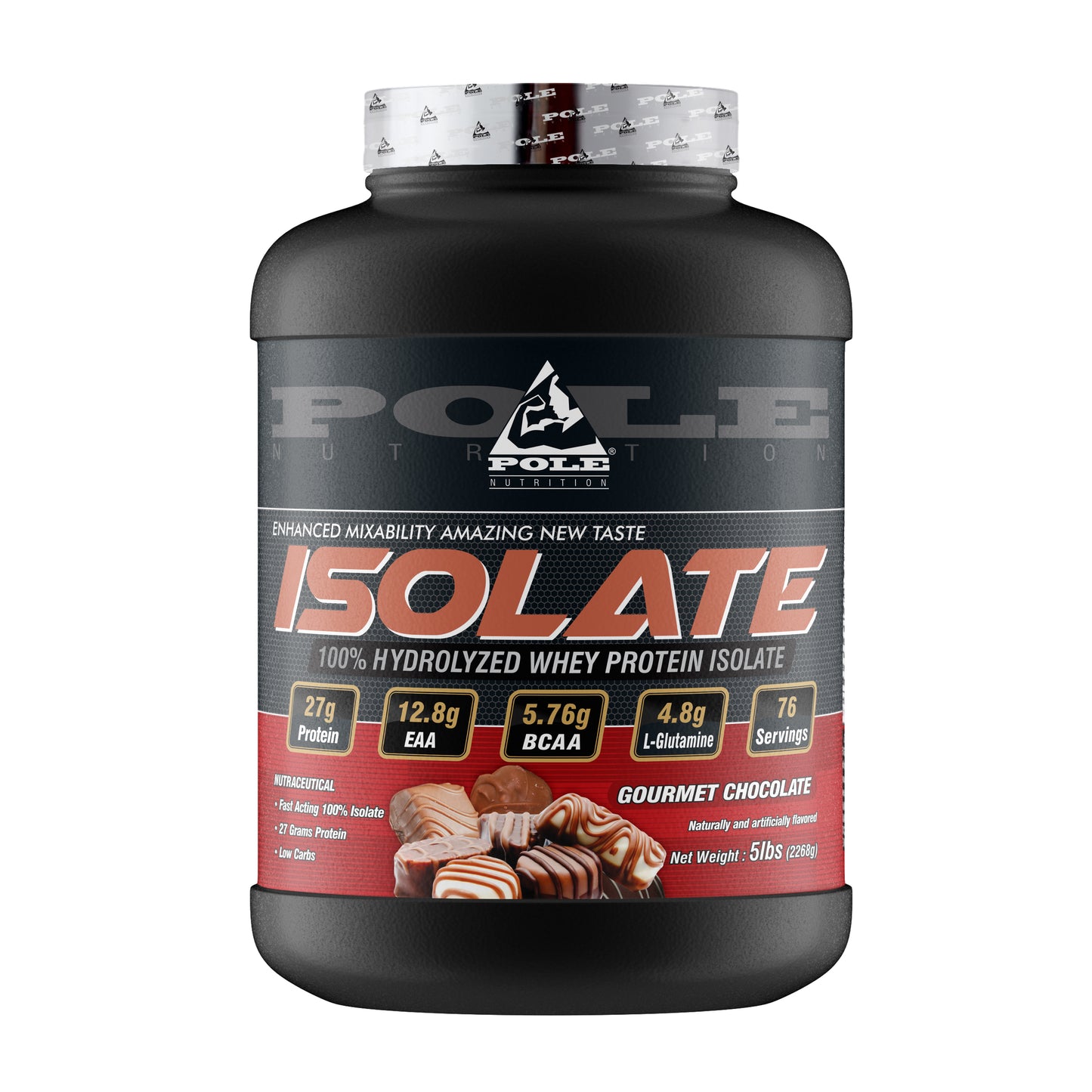 Pole Nutrition 100% Hydrolyzed Isolate Whey Protein (5 Lbs)