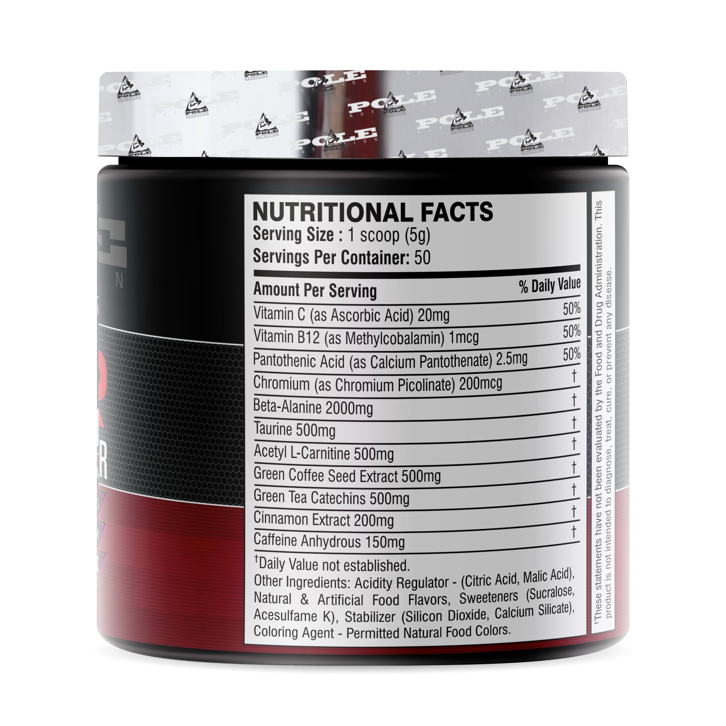 Pole Nutrition Ripper Fat Burner - 50 Serving