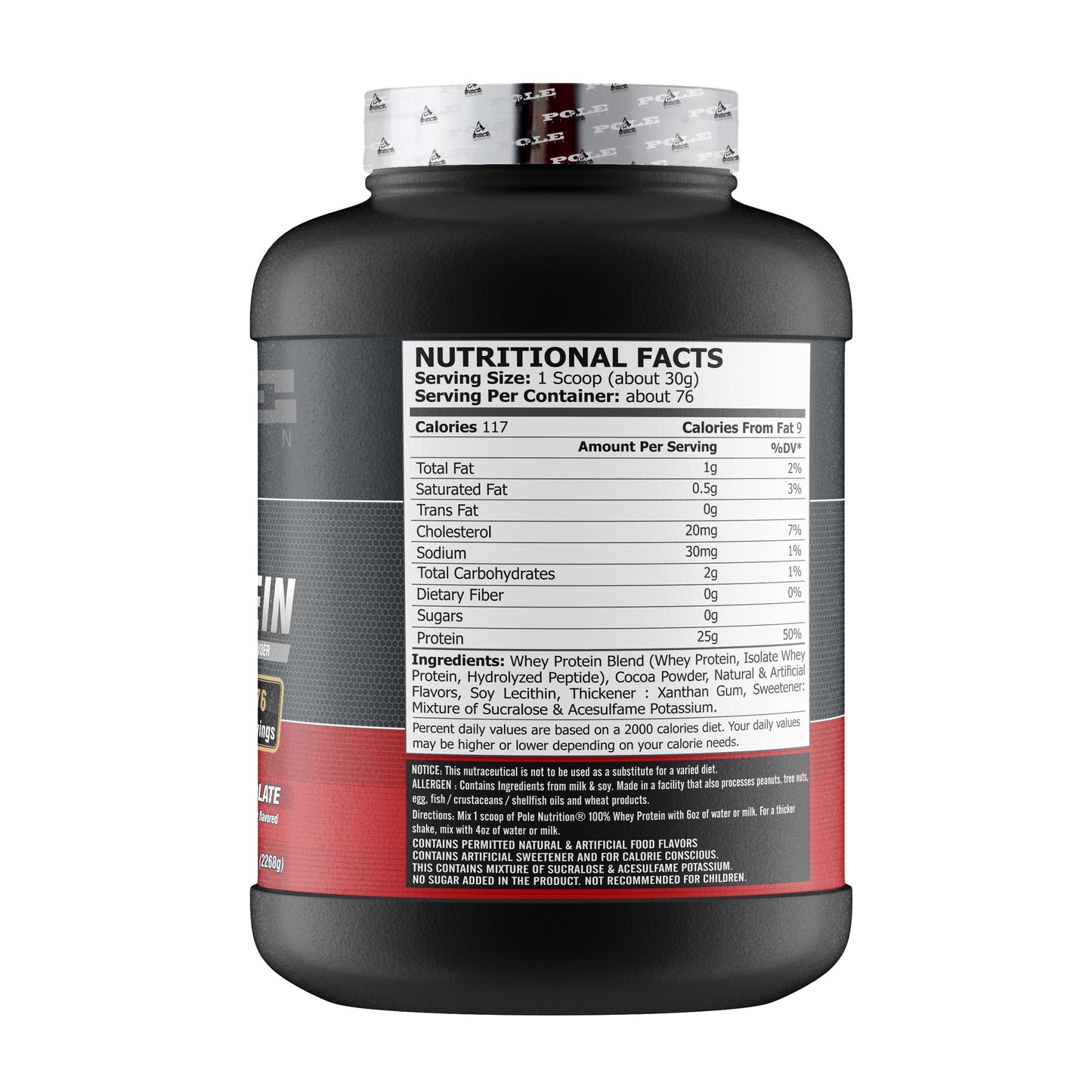 Pole Nutrition 100% Whey Protein - 5LBS