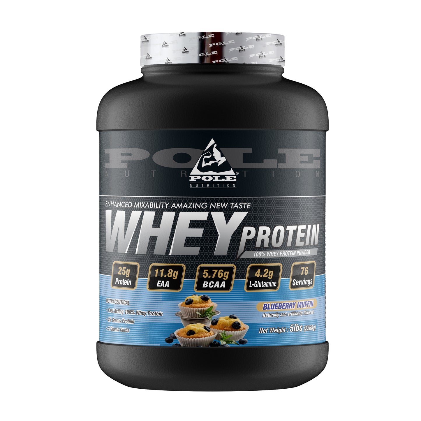 Pole Nutrition 100% Whey Protein - 5LBS