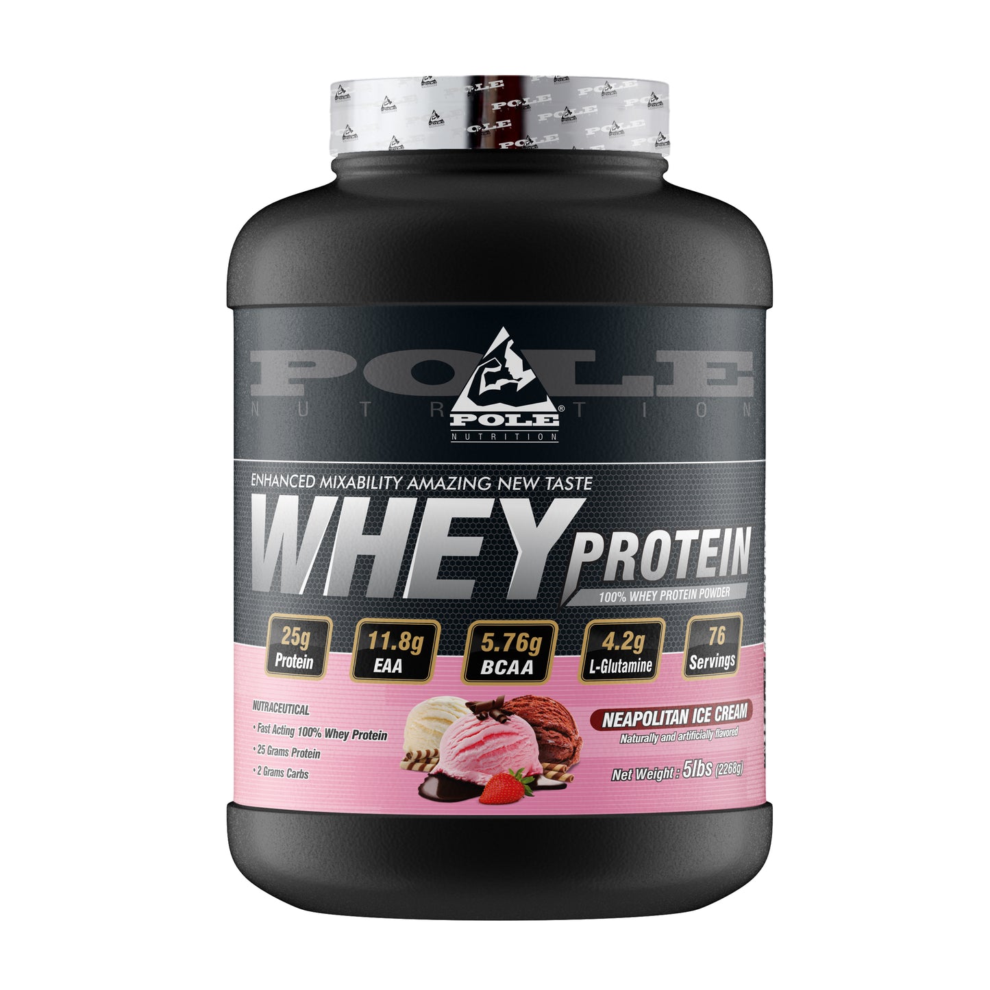 Pole Nutrition 100% Whey Protein - 5LBS