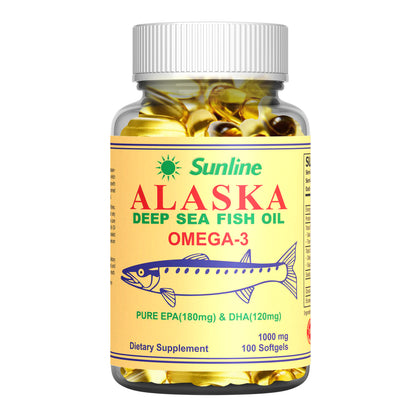 Sunline Alaska Deep Sea Fishoil Omega 3 - 100 Softgels